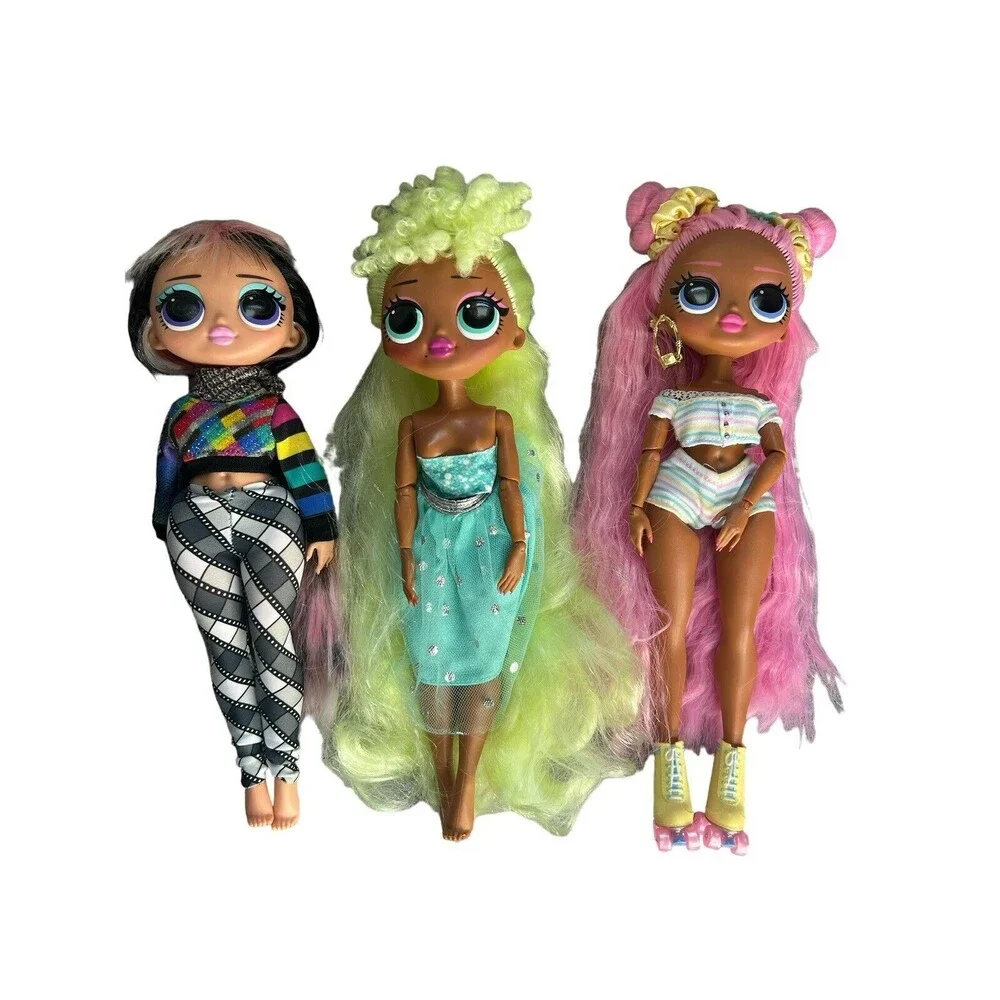 LOL Surprise OMG Fashion Doll Figures Lot of 5‎ Sunshine Girl Lady Diva BB Read